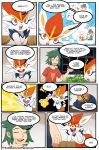  2020 absurd_res anthro cinderace comic dialogue duo english_text female hi_res human male mammal manene nintendo pok&eacute;mon pok&eacute;mon_(species) raboot scorbunny text video_games 