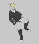  anthro black_clothing black_hoodie black_topwear briefs bulge canid canine clothing drawyourfursona fox hoodie hoodie/briefs_meme male mammal meme meme_clothing simple_background sitting solo topwear underwear unknown_artist white_clothing white_underwear 