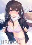  bekotarou bra open_shirt pantsu sweater 