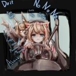  2girls ambulance_interior animal_ear_fluff animal_ears blonde_hair blue_hair car_interior dog_ears dog_girl dog_tail driving fur_trim fuwawa_abyssgard fuwawa_abyssgard_(1st_costume) hair_ornament highres hololive hololive_english jacket long_hair long_sleeves mococo_abyssgard mococo_abyssgard_(1st_costume) multicolored_hair multiple_girls nymph_rhythm open_mouth pointing red_hair seatbelt short_hair shouting sound_effects steering_wheel tail virtual_youtuber x_hair_ornament 