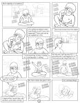  2016 child comic english_text genitals hi_res hplovehorse human male mammal masturbation monochrome penile penile_masturbation penis puberty solo text young 