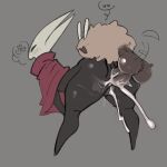 1:1 2025 2_horns absurd_res anal anal_penetration anthro anus arthropod balls big_balls big_butt big_penis bodily_fluids bottomless bottomless_anthro bottomless_female butt cloak clothed clothing cum cum_from_vagina cum_in_ass cum_in_vagina cum_inside digital_drawing_(artwork) digital_media_(artwork) duo female flea_(hollow_knight:_silksong) genital_fluids genitals grey_background heart_symbol hi_res hollow_knight_(franchise) horn hornet_(hollow_knight) huge_balls huge_penis insect larger_female looking_pleasured male male/female open_mouth open_smile penetration penile penile_penetration penis penis_in_ass rear_view red_cloak red_clothing redactedinlight simple_background size_difference smaller_male smile tail team_cherry vulva white_head