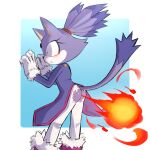 2025 absurd_res accident accidental_exposure anthro black_nose blaze_the_cat blush blush_lines breasts burning_clothes burnt_clothing butt clothing constricted_pupils domestic_cat embarrassed eyelashes fart felid feline felis female fire_fart forehead_gem fur gem gloves handwear hi_res mammal nitrowolf2018 orange_eyes pupils purple_body purple_fur purple_tail raised_tail rear_view red_gem red_hair_tie sega small_pupils solo sonic_the_hedgehog_(series) tail white_body white_clothing white_fur white_gloves white_handwear wide_eyed