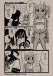  3girls bikini bikini_skirt blunt_bangs commentary_request dated feet_out_of_frame frilled_bikini frills fubuki_(kancolle) fubuki_kai_ni_(kancolle) greyscale hatsuyuki_(kancolle) hatsuyuki_kai_ni_(kancolle) kantai_collection low_ponytail maestrale_(kancolle) maestrale_kai_(swimsuit)_(kancolle) marker monochrome multiple_girls neckerchief negi_mikan one-piece_tan one_side_up ponytail sauna school_uniform serafuku sitting swimsuit tan tanlines translation_request 