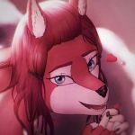  1:1 anthro canid canine cute_expression cute_eyes cute_face female fox fulconarts mammal solo veronica_vixen 