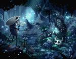  bell bug butterfly egg electricity firefly flying grass hollow_eyes hollow_knight insect knight_(hollow_knight) lance leaf lying map mask mushroom nature no_humans paper plant polearm quirrel sinsin719 sleeping standing sunlight the_last_stag tree vines weapon wings 