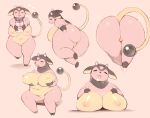  2020 anthro anthrofied belly bent_over big_belly big_breasts big_butt bodily_fluids breast_rest breasts butt conditional_dnp crotch_lines crunchobar female genitals hi_res high-angle_view hooves huge_breasts looking_at_viewer love_handles lying miltank moomoo_milk muffin_top multiple_poses navel nintendo nipples nude on_one_leg on_side open_mouth overweight overweight_anthro overweight_female pok&eacute;mon pok&eacute;mon_(species) pose pussy rear_view short short_legs short_stack simple_background sitting smile solo spread_butt spreading standing thick_thighs video_games wide_hips 