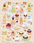  barley barley_tea bee bottle bubble_tea bug cafe_au_lait chocolate coffee coffee_beans commentary_request cow crown cup drink drinking_glass drinking_straw english_text engrish_text food food_focus fruit grape_juice grapes green_tea honey_dipper hot_chocolate iced_coffee issiki_toaki juice leaf lemon lemon_slice lemonade marshmallow melon_soda milk milk_bottle milk_churn milk_tea orange_(fruit) orange_juice orange_slice original ranguage roasted_tea scepter smoothie soda soy_milk spoon star_(symbol) strawberry strawberry_milk sugar_cube tea tea_leaves teabag teacup wiener_coffee 