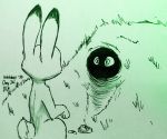  2020 anthro disney duo feral feralized fur grass hi_res inktober inktober_2020 judy_hopps lagomorph leporid looking_at_another mammal rabbit theblueberrycarrots zootopia 