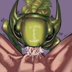  1:1 absurd_res all_fours animal_humanoid anthro arthropod arthropod_humanoid bodily_fluids compound_eyes cum cum_in_mouth cum_inside fellatio female genital_fluids hi_res human humanoid insect insect_humanoid male male/female mammal marine marine_humanoid motion_lines oral penile prehistoric_species sex sun_bug trilobite trilobite_girl(sun_bug) 