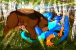 absurd_res animal_genitalia animal_penis anthro anthro_on_feral anus balls bear bestiality birch_tree blush bodily_fluids brown_bear claws cum cum_drip cum_drool cum_in_mouth cum_inside cum_on_penis david_(gaybearboi) dragon dripping drool_on_face drooling drooling_on_partner duo embarrased_horny embarrassed embarrassed_expression embarrassed_male european_mythology feet fellatio feral feral_penetrated foot_fetish foot_play footjob forest forest_background forest_sex genital_fluids genitals grizzly_bear hi_res hindpaw huge_filesize kosmoeh leaking_precum licking male male/male male_penetrating mammal mythological_creature mythological_scalie mythology nature nature_background oral oral_penetration paws penetration penile penis penis_lick plant precum precum_drip precum_on_balls precum_on_feet precum_on_foot saliva saliva_on_penis saliva_string scalie sex toe_claws tongue tree ursine western_dragon winged_dragon wings yonnixart