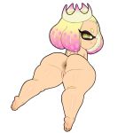  anus big_butt butt cute_face female genitals hi_res humanoid looking_at_viewer looking_back nintendo pearl_(splatoon) pussy short_stack solo splatoon video_games zeeman 