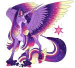 alternate_form arexstar chest_tuft equid equine female feral fetlocks friendship_is_magic hair hasbro horn long_hair looking_at_viewer mammal my_little_pony mythological_creature mythological_equine mythology rainbow_power smile smiling_at_viewer solo tuft twilight_sparkle_(mlp) winged_unicorn wings