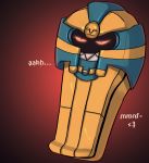  ambiguous_gender animate_inanimate cofagrigus english_text ghost grin hi_res miramint nintendo not_furry pok&eacute;mon pok&eacute;mon_(species) red_eyes sarcophagus smile solo spirit story story_in_description text undead video_games 