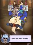 absurd_res anal anal_penetration anthro antlers anus arms_tied armwear badger balls bdsm black_body black_fur black_hair black_nose blindfold blue_body blue_clothing blue_eyes blue_fur blue_hair bodily_fluids body_worship bondage bound brown_body brown_fur butt chastity_cage chastity_device cheerleader cheerleader_outfit clothed clothing crop_top damienkamien deer degradation dirty dirty_clothing dirty_talk dirty_underwear dominant dominant_anthro dominant_male duct_tape duo ear_piercing ears_back eyebrows facial_scar fisting footwear fur gag gaping gaping_anus genitals gloves gold_(metal) guiche_piercing hair half-closed_eyes hands_tied handwear heart_symbol hi_res hooves horn humiliation jockstrap jockstrap_in_mouth jockstrap_on_face jockstrap_sniffing latex latex_clothing latex_gloves latex_handwear legs_behind_back legs_tied legs_up legwear louis_(rashthefur) lube lube_in_ass lube_on_butt lube_string male male/male mammal markings moan musk musk_worship musky_underwear mustelid musteline narrowed_eyes navel onomatopoeia penetration piercing pivoted_ears restraints rope rough_anal scar scent scent_play sequence shirt shy sloppy smile sniffing sniffing_clothes sock_in_mouth sock_sniffing socks sound_effects speech_bubble spots spotted_body spotted_fur spread_anus spread_legs spreading stained_underwear stocks stuff_gag submissive submissive_anthro submissive_male sweat tail tally_marks tape tape_bondage tape_gag teeth text thrack topwear underwear underwear_gag underwear_sniffing