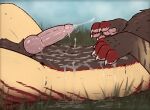 animated balls bodily_fluids breath cum dragon endless_cum endless_orgasm excessive_cum excessive_genital_fluids feral fur furred_dragon furred_scalie genital_fluids genitals grass knot lying male mythological_creature mythological_scalie mythology on_back pawpads paws penis plant scalie shadarrius sky solo throbbing throbbing_balls throbbing_knot throbbing_penis