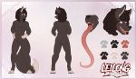  absurd_res anthro canid canine canis dreadlocks hi_res lei_long long_tongue male mammal model_sheet poulet-7 solo tongue wolf 