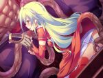  1boy 1girl abs ass blonde_hair blush censored clothes_lift clothing_aside consensual_tentacles detached_sleeves dress fellatio game_asset green_eyes green_hair handjob hetero kumacchi long_hair monsters_raid mosaic_censoring muscular non-web_source official_art oral panties panties_aside penis pussy_juice rana_ru rape self-datamine skirt solo_focus tears tentacle_sex tentacles tongue tongue_out underwear variant_set visual_novel_cg white_panties 