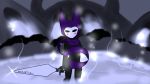  16:9 anthro arthropod censored clothing digital_media_(artwork) female hi_res hollow_knight hornet_(hollow_knight) hot_spring humanoid insect looking_at_viewer novaarts scarf simple_background solo team_cherry video_games water widescreen 