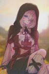  cosplay dark_souls_(series) dark_souls_ii emerald_herald emerald_herald_(cosplay) green_eyes hair_over_one_eye highres hood kokomi_(aniesuakkaman) nimi_nightmare tagme 