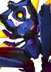  8q_lab absurd_res ambiguous_gender blood blue_body bodily_fluids covered_in_blood crouching gun handgun hi_res humanoid looking_at_viewer machine new_blood_interactive not_furry pistol ranged_weapon robot robot_humanoid simple_background solo thought_bubble ultrakill v1_(ultrakill) weapon 
