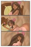  2:3 anthro bed brown_hair child disney duo failed_attempt female furniture hair hi_res kanga kangaroo long_hair macropod male mammal marsupial mature_female mother mother_and_child mother_and_son nude parent parent_and_child roo_(winnie_the_pooh) seductive seductive_smile son unknown_artist wake_up winnie_the_pooh_(franchise) young 
