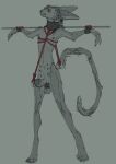  anthro ball_stretcher balls bdsm bdsm_collar bdsm_gear belly_nipples bondage bound cock_and_ball_torture collar cuffed_wrists domestic_cat felid feline felis front_view genital_piercing genital_torture genitals green_background hands_tied hi_res humanoid_genitalia humanoid_penis kitdoll leash male male_anthro mammal nipple_piercing nipples nude_anthro nude_male pain penis penis_piercing piercing piercing_bondage piercing_fetish piercing_outline posture_collar prince_albert_piercing restraints ribs rope rope_around_neck rope_bondage rope_harness rope_leash simple_background skinny skinny_anthro skinny_male slim_anthro slim_male solo standing submissive submissive_anthro submissive_male tail tail_tied thick_collar thin_tail torture 
