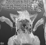  absurd_res after_rape after_sex anthro arm_tattoo blank_stare bodily_fluids chain chain_leash chest_tuft claws collar cross-eyed crying cum cum_from_ear cum_from_mouth cum_from_nose cum_in_ear cum_in_mouth cum_in_nose cum_inside cum_on_another cum_on_face cum_on_penis degradation dialogue dominant dominant_male double_penetration erection faceless_character faceless_male forced front_view frostbite_(chuffo) fucked_silly genital_fluids genitals greyscale group group_sex hand_on_head hi_res holding_leash holding_object humiliation hyena inner_ear_fluff knot knotted_penis leash leg_tattoo lizard looking_pleasured male male/male mammal metal_collar monochrome orientation_play penetration penis pubic_tattoo rape reptile saliva saliva_on_penis scalie sex sex_slave side_view slave story story_in_description submissive submissive_male tattoo tears teeth text threesome tongue tongue_out tribal tribal_tattoo trio tuft until_they_like_it vyarwolf 