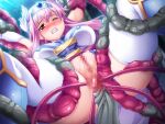  1girl anal blue_panties blush breasts censored clenched_teeth clothing_aside elbow_gloves game_asset gloves grabbed_by_tentacles head_wings kumacchi large_breasts long_hair magical_girl mosaic_censoring non-web_source official_art one_eye_closed panties panties_aside pink_hair princess prism_saber_est pussy rape red_eyes restrained self-datamine shinomiya_rurina shugo_seijo_prism_saber solo spread_legs sweat teeth tentacles thighhighs tiara underwear variant_set visual_novel_cg white_thighhighs wide_spread_legs wince wings 