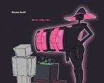  5:4 areola big_areola big_breasts big_nipples black_body breasts cauldron clothing duo enderman english_text female hat headgear headwear hi_res huge_breasts human humanoid hyper hyper_breasts ineffective_clothing larger_female larger_humanoid male mammal microsoft minecraft mojang nipples not_furry one-piece_swimsuit pink_areola pink_nipples pink_sclera profanity question_mark revifrry size_difference sling_bikini smaller_human smaller_male swimwear text white_eyes witch_hat xbox_game_studios 