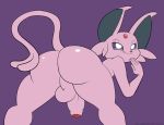  anthro balls big_butt butt eeveelution espeon genitals hi_res humanoid_genitalia humanoid_penis male nintendo penis pok&eacute;mon pok&eacute;mon_(species) smushpretzel solo video_games 