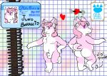  &lt;3 2020 anthro balls biped bunnybara butt canid canine canis domestic_dog english_text fur genitals herding_dog male mammal pastoral_dog penis pink_body pink_fur solo text tongue tongue_out welsh_corgi white_body white_fur 