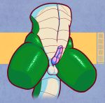  anthro areye_(artist) big_butt butt dragon erection genitals girly glistening glistening_body glistening_skin hi_res male penis raised_tail scales scalie small_penis thick_thighs wide_hips 