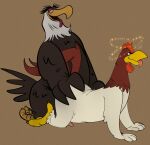 accipitrid accipitriform angry_birds anthro avian beak better_version_at_paywall bird chicken doggystyle duo eagle feathers foghorn_leghorn from_behind_position galliform genitals hand_on_butt hi_res joesanchez looney_tunes male male/male mighty_eagle open_mouth penis phasianid rovio_entertainment sega sex smile tail tail_feathers tongue tongue_out warner_brothers