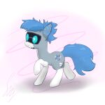 absurd_res ambiguous_gender blue_body blue_eyes blue_fur blue_tail changed_(video_game) domestic_cat equid equine felid feline felis feral fur grey_body hasbro hi_res holographic_fur holographic_tail horse machine mammal my_little_pony pony prototype_(changed) robot screen screen_face simple_background siny solo tail white_body
