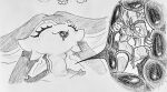 ambiguous_gender anthro anthro_pred anthro_prey blep bodily_fluids cramped cutout dripping duo esophagus extreme_size_difference eyelashes female fully_inside happy hi_res in_throat internal knight_day larger_anthro larger_pred micro micro_prey monochrome neck_bulge oral_vore rii1040 rii_(rii1040) saliva saliva_drip scared size_difference smaller_anthro soft_vore struggling swallowing throat tongue tongue_out unwilling_prey vore wavy_mouth wavy_smile x-ray_view