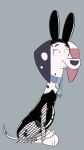 101_dalmatian_street 101_dalmatians 9:16 absurd_res bunny_costume canid canine canine_nipples canis clothing collar costume dalmatian delilah_(101_dalmatians) disney domestic_dog eyes_closed fake_ears fake_rabbit_ears female feral fur hi_res mammal markings multi_nipple neck_markings nipples pregnant pregnant_female soggygoat solo spots white_body white_fur