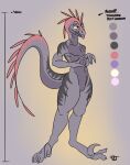 anthro blep claws digitigrade dinosaur feather_hair feathered_crest feathers featureless_crotch head_crest hi_res male nude prehistoric_species pseudo_hair raptor_felix reptile rudolf_(raptor_felix) saurischian scalie sickle_claw solo standing theropod toe_claws tongue tongue_out troodon troodontid