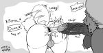 2026 after_anal after_sex anal anal_fluids anal_penetration anthro anthro_on_anthro anus arthropod artist_name backsack balls bee big_balls big_butt big_penis bodily_fluids butt canid canine canis cum cum_drip cum_in_ass cum_inside cum_on_balls cum_string dialogue domestic_dog dripping duo english_text erection ferris_(normalsville) foreskin from_behind_position fuzzy_balls gaping gaping_anus genital_fluids genitals greyscale heart_symbol hymenopteran i_love_you insect male male/male mammal monochrome mostly_offscreen_character normalsville not4summ nude_anthro nude_male onomatopoeia owen_(normalsville) penetration penis penis_size_difference presenting presenting_hindquarters pubes pull_out rear_view retracted_foreskin sex signature simple_background small_penis sound_effects speech_bubble spiked_penis spikes spikes_(anatomy) tail tail_motion tailwag text vein veiny_penis wet wet_penis white_background