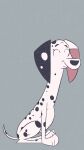 101_dalmatian_street 101_dalmatians 9:16 absurd_res canid canine canine_nipples canis dalmatian delilah_(101_dalmatians) disney domestic_dog eyes_closed female feral fur hi_res mammal multi_nipple nipples pregnant pregnant_female soggygoat solo spots white_body white_fur