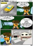  1985 2020 80&#039;s_themed anthro canid canine canis car car_interior clan_rikier cold comic comic_page digital_media_(artwork) dobermann domestic_dog driving english_text happy hi_res john_rikier male mammal n._t._crotser pinscher singing snow text vehicle webcomic winter 