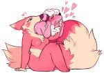  &lt;3 2016 alpha_channel anthro blush breasts chompuff duo female flaaffy fur furret nintendo oral_vore pink_body pink_fur pok&eacute;mon pok&eacute;mon_(species) sitting video_games vore 