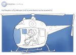 2026 aircraft ankle_cuffs anthro bottom_heavy bottomwear clothing cuff_(restraint) curious_cat digital_media_(artwork) english_text eyelashes female gloves handwear helicopter hi_res horn kobold loincloth neck_cuff piko_(simplifypm) potoobrigham reptile restraints scalie smile solo tail text thick_tail thick_thighs vehicle wide_hips