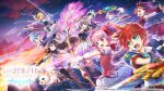  1boy 6+girls aiming airis_(shironeko_project) akemi_homura akemi_homura_(magical_girl) animal aqua_eyes argyle_clothes argyle_footwear arm_shield armlet arrow_(projectile) artist_request back_cutout bare_shoulders belt belt_buckle beret black_boots black_bow black_capelet black_corset black_hair black_hairband black_shirt black_thighhighs black_wrist_cuffs blonde_hair blue_boots blue_eyes blue_hair blue_shirt blue_sleeves blunt_bangs boots bow bow_(weapon) bow_choker bowtie brown_gloves brown_hat bubble_skirt buckle cape capelet cat catora_(shironeko_project) choker circle_skirt city clothing_cutout cloud collared_capelet collared_dress collared_shirt copyright_notice corset cowboy_shot crossover detached_sleeves determined drawing_bow dress dress_bow drill_hair energy_arrow expressionless fang fingerless_gloves fire flaming_weapon floating_clothes floating_hair flower_hairclip fortissimo frilled_shirt frilled_skirt frilled_sleeves frills full_body gloves gradient_sky grey_capelet grey_hair grey_skirt gun hair_bow hair_intakes hair_ornament hairband hairclip handgun happy hat hat_feather heart_cutout high-waist_skirt high_collar high_heel_boots high_heels high_ponytail holding holding_above_head holding_arrow holding_bow_(weapon) holding_gun holding_nunchaku holding_staff holding_sword holding_weapon holy_quintet jewelry kaname_madoka kaname_madoka_(magical_girl) knee_boots kyubey leg_up lens_flare light_particles long_dress long_hair long_sleeves looking_ahead magical_girl magical_musket_(madoka_magica) mahou_shoujo_madoka_magica mahou_shoujo_madoka_magica_(anime) mahou_shoujo_madoka_magica_movie_1_&amp;_2 medium_skirt messy_hair miki_sayaka miki_sayaka_(magical_girl) miniskirt multiple_girls musical_note musical_note_hair_ornament navel nunchaku official_art open_mouth outdoors outstretched_arm pink_bow pink_dress pink_eyes pink_fire pink_hair pink_skirt pleated_skirt polearm ponytail protagonist_(shironeko_project) puffy_long_sleeves puffy_short_sleeves puffy_sleeves purple_bow purple_bowtie purple_sky red_belt red_bow red_choker red_dress red_eyes red_hair sakura_kyoko sakura_kyoko_(magical_girl) second-party_source shironeko_project shirt short_dress short_hair short_sleeves short_twintails shoulder_blades sidelocks skirt skirt_under_dress sky sleeveless sleeveless_dress smile soul_gem_(madoka_magica) spear staff stomach_cutout strapless strapless_shirt striped_clothes striped_thighhighs sun sunset sword tailcoat tareme thigh_boots thighhighs tomoe_mami tomoe_mami_(magical_girl) tsurime twin_drills twintails two-sided_fabric two-sided_skirt two-tone_capelet two-tone_shirt vertical-striped_clothes vertical-striped_thighhighs very_long_hair weapon white_cape white_cat white_dress white_gloves white_shirt white_skirt white_sleeves wrist_cuffs yellow_bow yellow_bowtie yellow_eyes yellow_skirt yellow_sky 