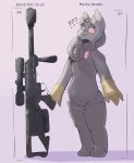  ? absurd_res amphydamph anthro banette barrett_m95 chart fan_character female gun height_chart hi_res mia_perella nintendo pok&eacute;mon pok&eacute;mon_(species) ranged_weapon reference_image simple_background solo video_games wanderlust weapon 
