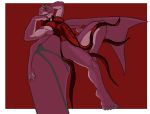  abs anthro breasts clothing dragon f_draws female hi_res horn looking_at_viewer membrane_(anatomy) membranous_wings muscular muscular_anthro muscular_female muscular_thighs non-mammal_breasts pupils purple_body purple_scales red_eyes scales scalie slit_pupils solo tight_clothing wings 