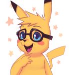  absurd_res eyewear feral glasses hi_res humanization humanoid kitsune2000 male nintendo pikachu pok&eacute;mon pok&eacute;mon_(species) portrait solo video_games 