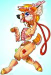  2020 anthro antlers bone candy candy_cane candy_gore cervid dessert digital_media_(artwork) dismemberment food fur gingerbread gore grumpy_griffin_creations gumdrop_(food) guts hair harness hi_res horn icing leash looking_at_viewer male mammal nude open_mouth simple_background smile solo tongue 