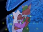  ambient_arthropod ambient_firefly ambient_insect anthro arthropod beetle canid canine canis clothed clothing cuddling disney duo elateroid female firefly fox fur headgear headwear hug insect love maid_marian male male/female mammal night outside robin_hood robin_hood_(disney) romantic_ambiance romantic_couple smile tree yukkooart 