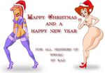  christmas crossover dc dcau disney goof_troop peg starfire teen_titans 